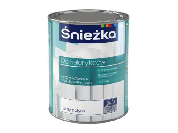 Emalia akrylowa Śnieżka do kaloryferów